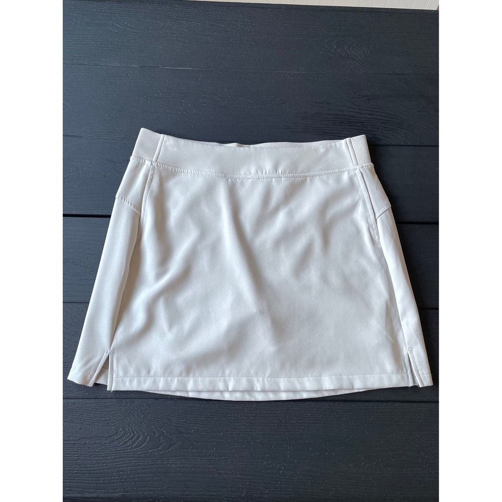 Beige Grey Size S Skort Pockets Athletic Tennis Skirt + Shorts Golf Pickleball